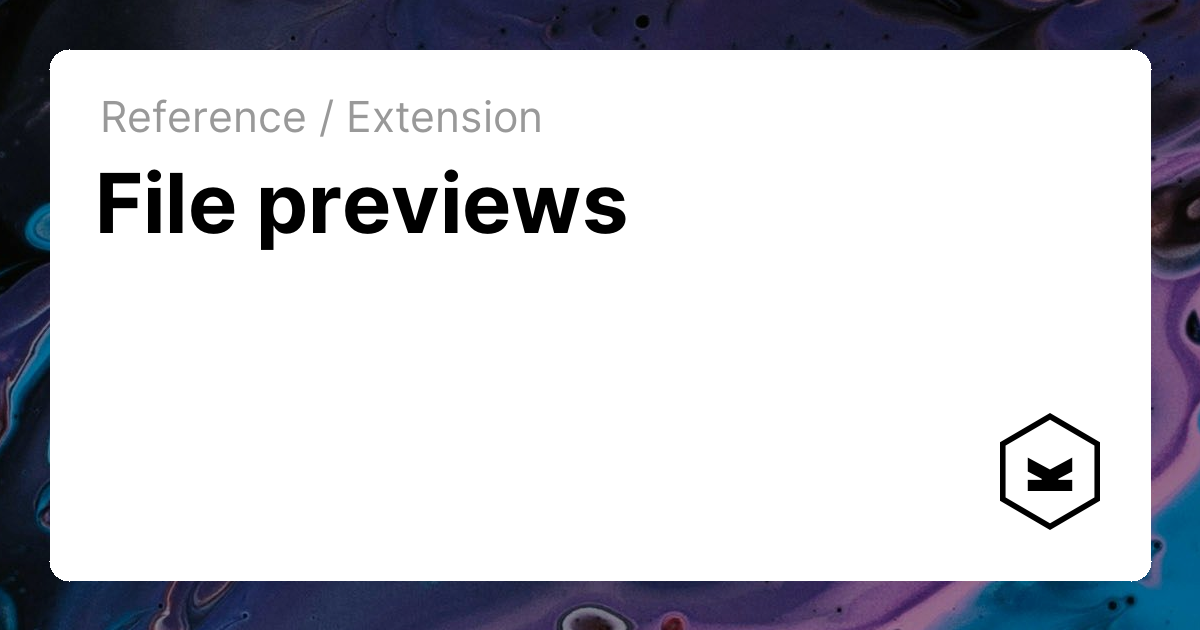 File previews | Kirby CMS